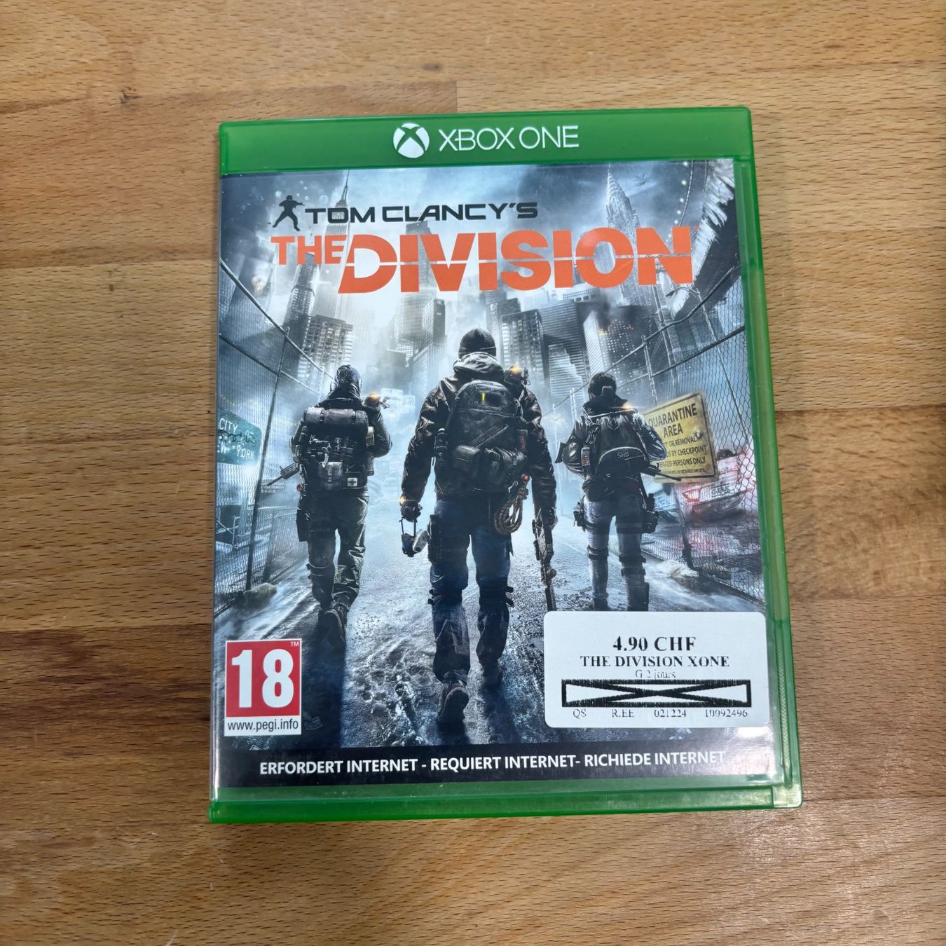 Jeux: The Division - Jeu Xbox One - – D'occasion à Lausanne par Korner-Cash