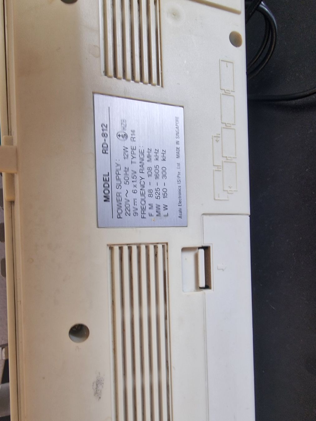 Radio: Radio cassette  RD-812 3 bandes,  – Usato da La Chaux-de-Fonds venduto da Ric_m628 4
