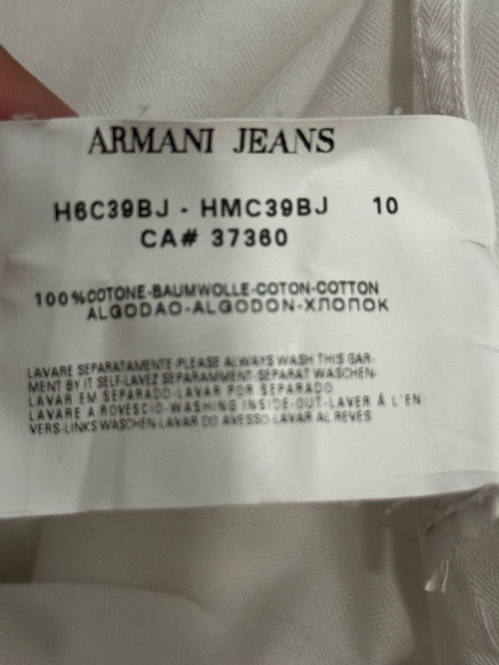 Armani Camicie: Armani Hemd Gr.M – Usato da Bern venduto da BrandVilla 4