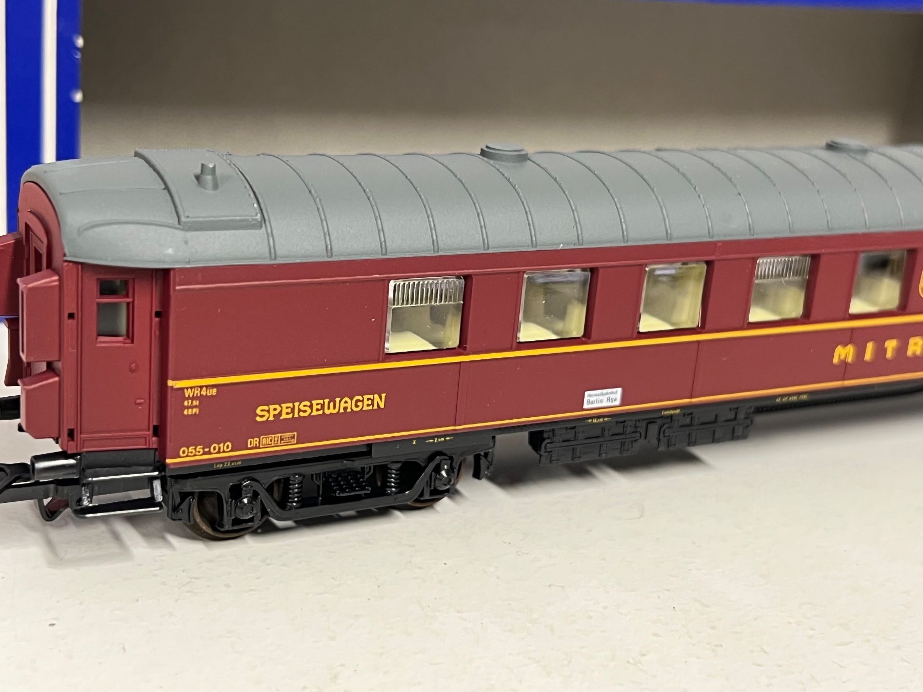 Jouef Modellini di ferrovie: Jouef  5304  MITROPA - Speisewagen H0 DC – Nuovo (secondo la descrizione) da Geroldswil venduto da TopTrain54 2