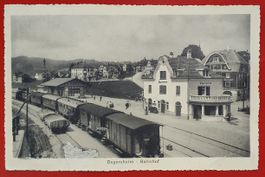 Degersheim - Bahnhof mit Zug