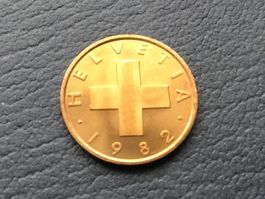 1 Rappen 1982 Unzirkuliert stgl