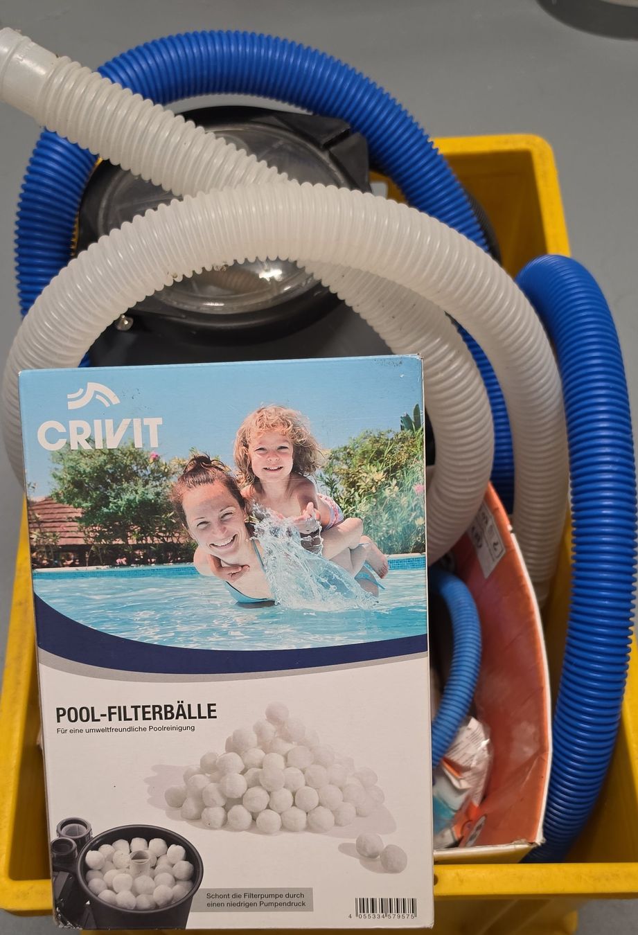 Accessori per Piscine: Crivit Pool Filteranlage mit Filterbällen gebraucht – Usato da Safnern venduto da ROEDGM