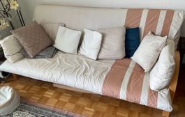 Futon Bettsofa mit Holzgestell