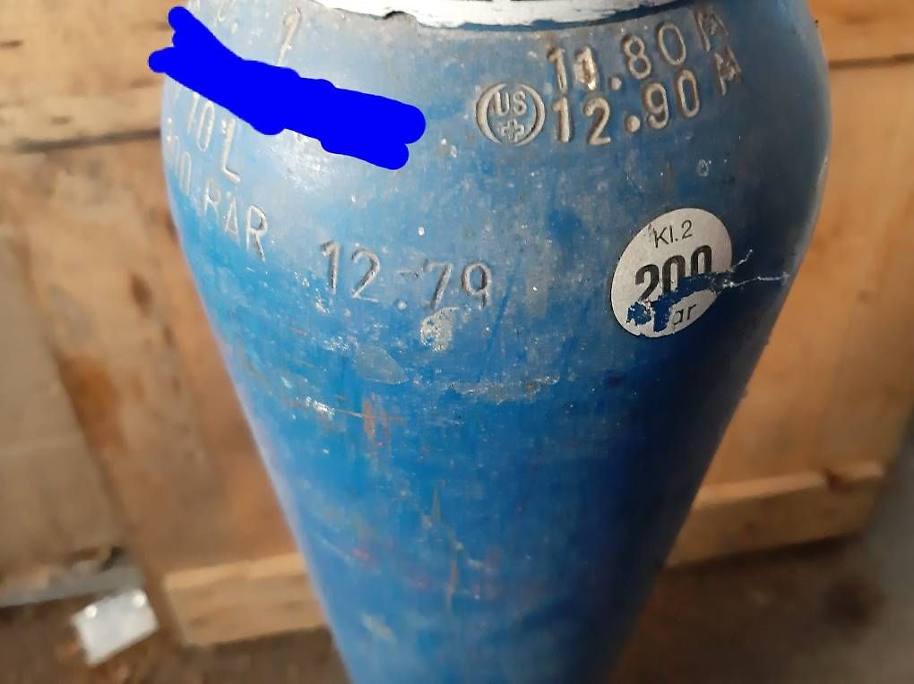 Apparecchiature e tecnologia a gas: 3 Wasser - 1 Sauerstoffflasche – Usato da Elsau venduto da ZOLOLI