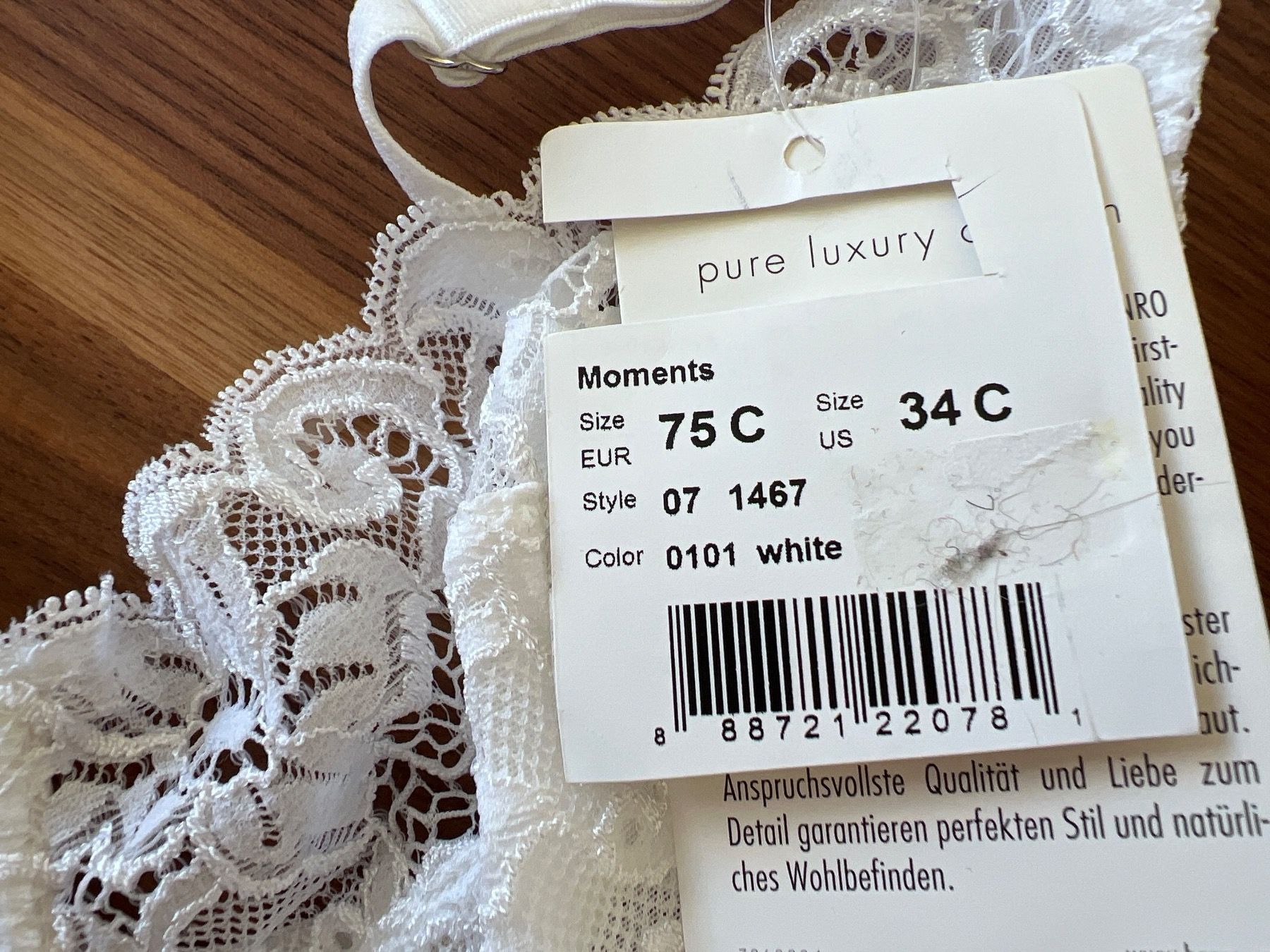 Hanro Altra biancheria intima: BH HANRO 75c neu – Nuovo (secondo la descrizione) da Dornach venduto da samuti 1