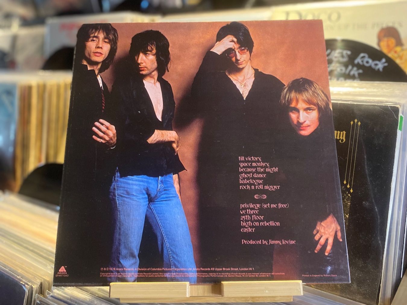Dischi in vinile: PATTI SMITH GROUP – EASTER...OG UK 1978...VG+/VG+ LP – Usato da Gals venduto da Diskopatshop 1