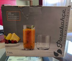 Service 12 verres Pasabahçe Leia  quasi neuf