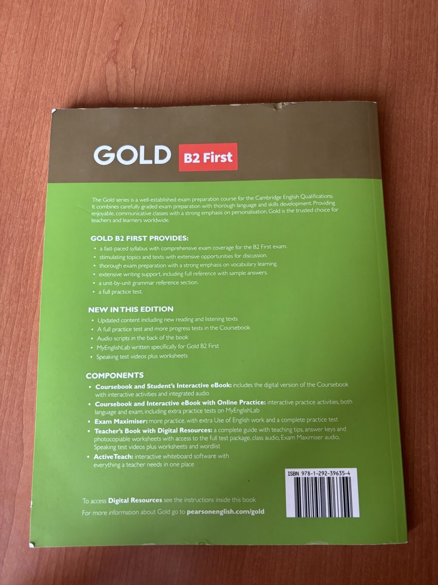 Bücher: Englisch Buch Gold B2 First – Gebraucht aus Romoos von tam_zj95 1