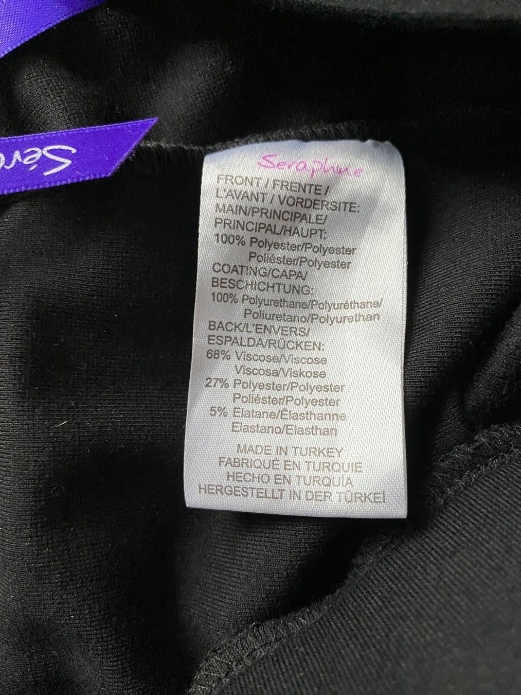 Pantaloni: Seraphine - schwarze Umstandsshose in Lederoptik Gr. 34 – Usato da Meilen venduto da kleisi01 6