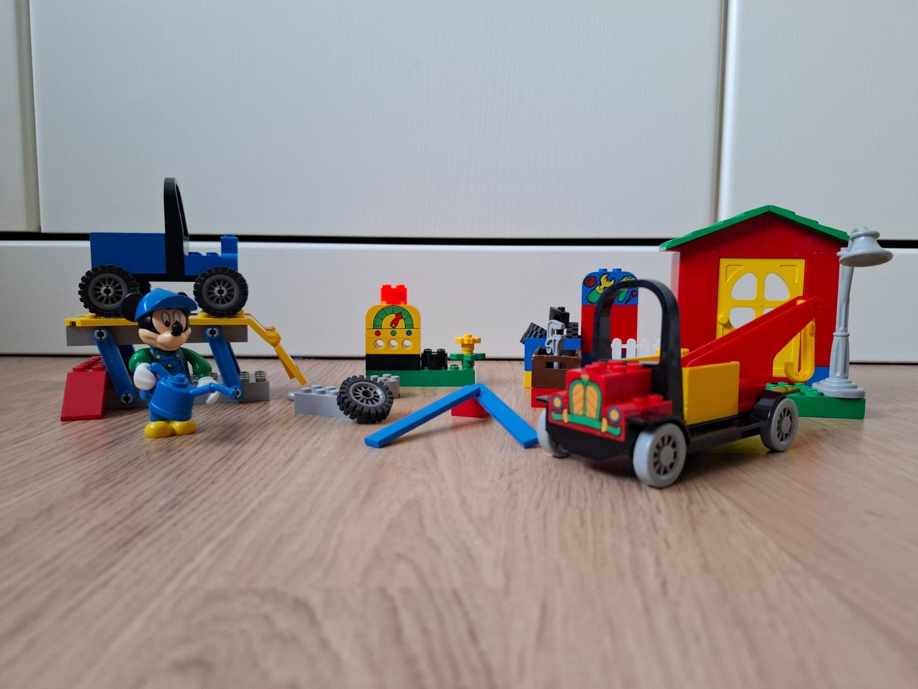 Lego Kit di costruzioni: LEGO 4166 Mickeys Autowerkstatt (2000) *Rarität* – Usato da Alpnach Dorf venduto da Burnbuster 1