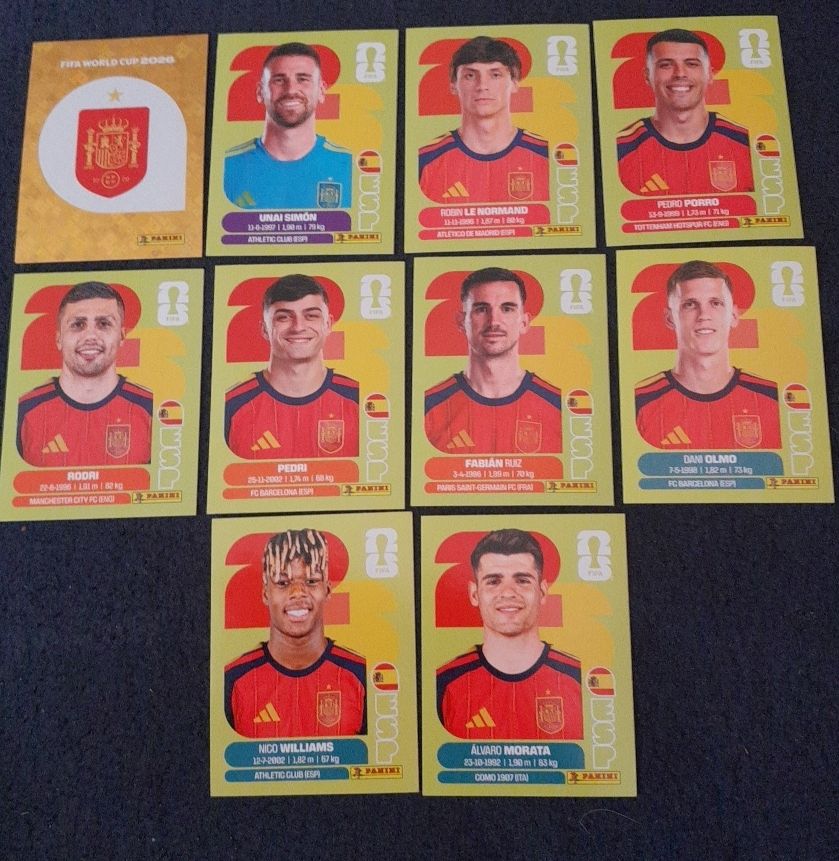 Panini Sammelbilder & Trading cards: 10× ESP Panini 2026 – Neu (gemäss Beschreibung) aus oekingen von beauty1964