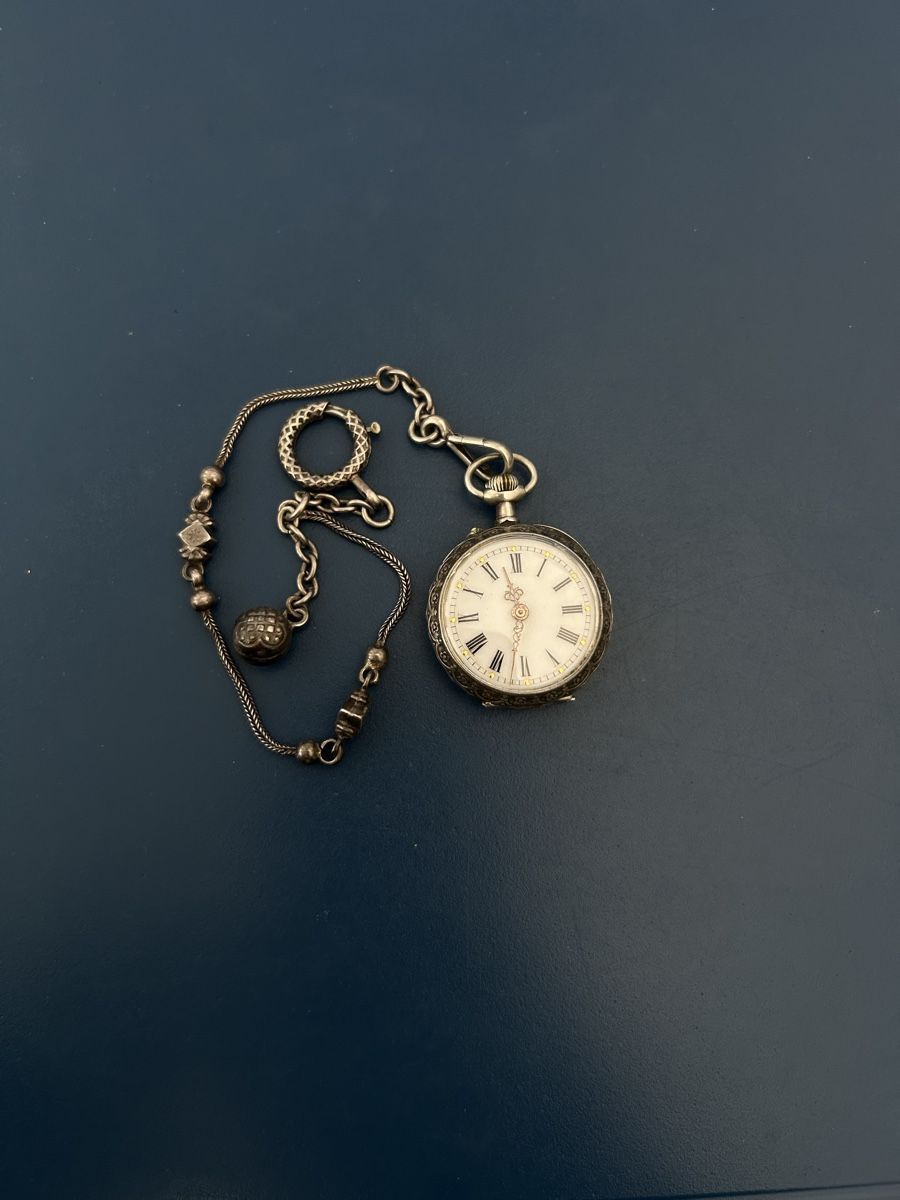 Altri accessori per orologi: Antike Taschenuhr mit Kette – Usato da Zuchwil venduto da celixne 4