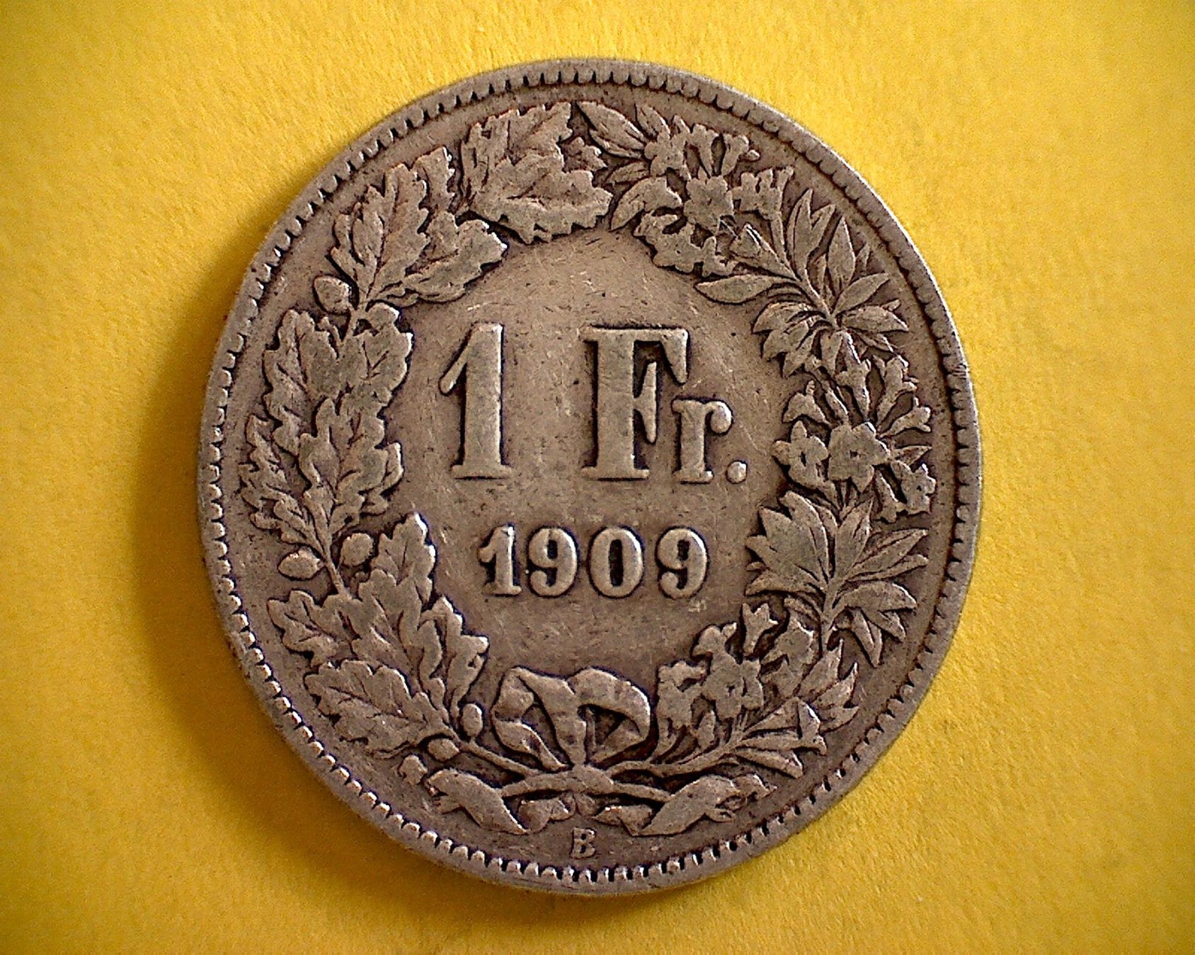 Alle Münzen: 1 Fr. 1909 – Gebraucht aus Buchs AG von Ged8