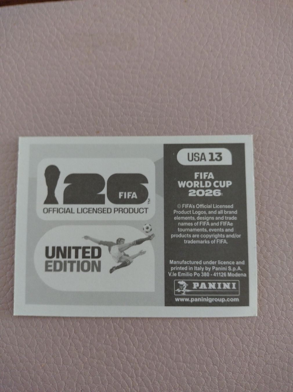Panini Cartes à collectionner: USA13 – Neuf (Voir description) à Schöftland par KuLe_8pmc 1