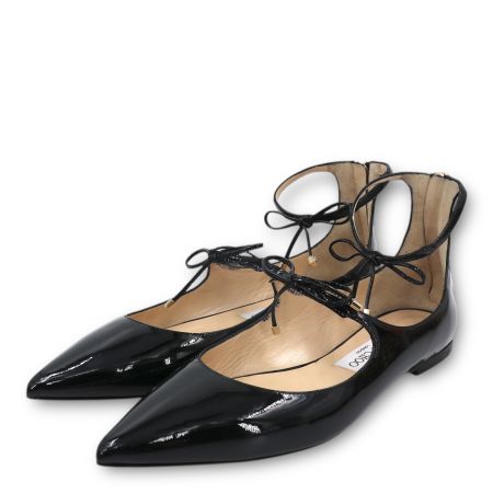 Jimmy Choo Mary Janes Lackleder schwarz Gr. 38