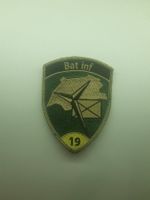 BADGE ECUSSON MILITAIRE SUISSE BAT INF 19