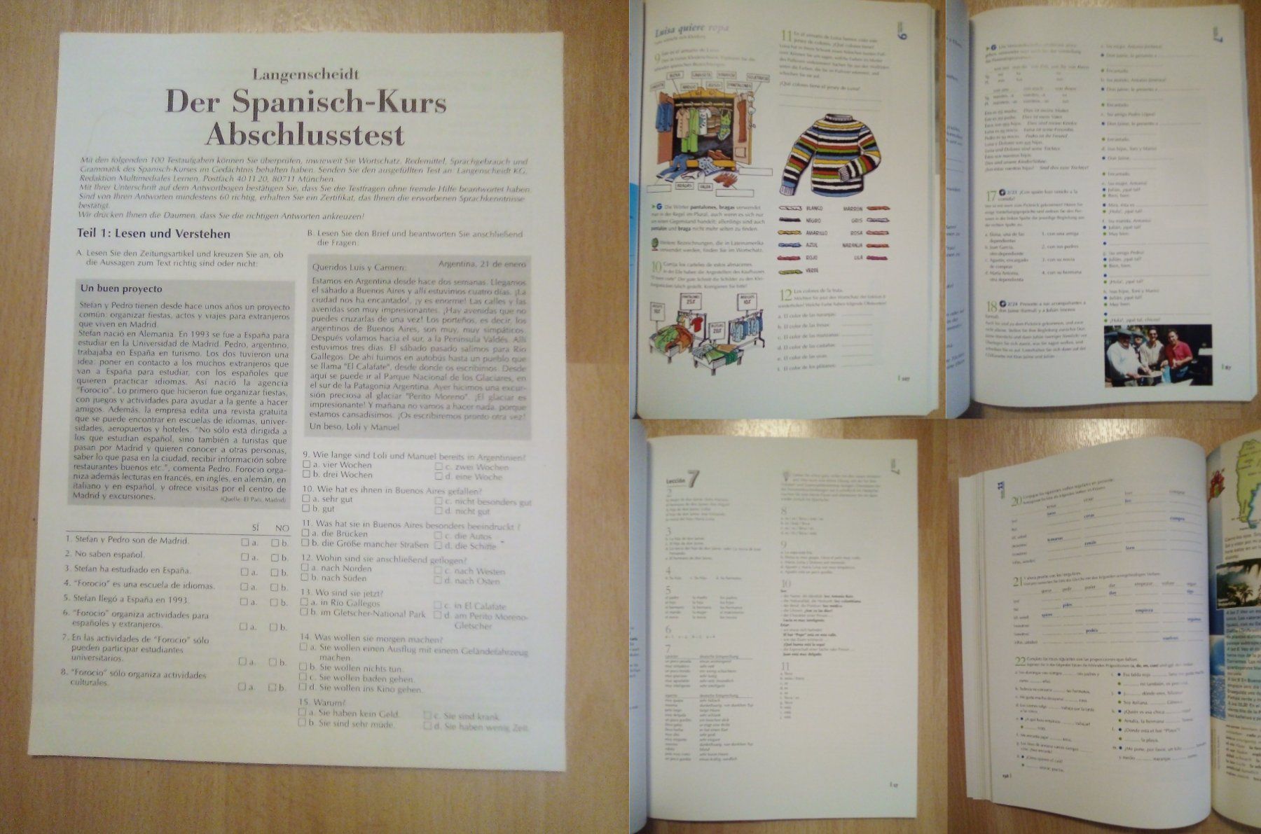 Libri: Langenscheidt Der Spanisch-Kurs AudioCDs 3 Hefter Test NEU – Nuovo (secondo la descrizione) da Winterthur venduto da Colonica 4