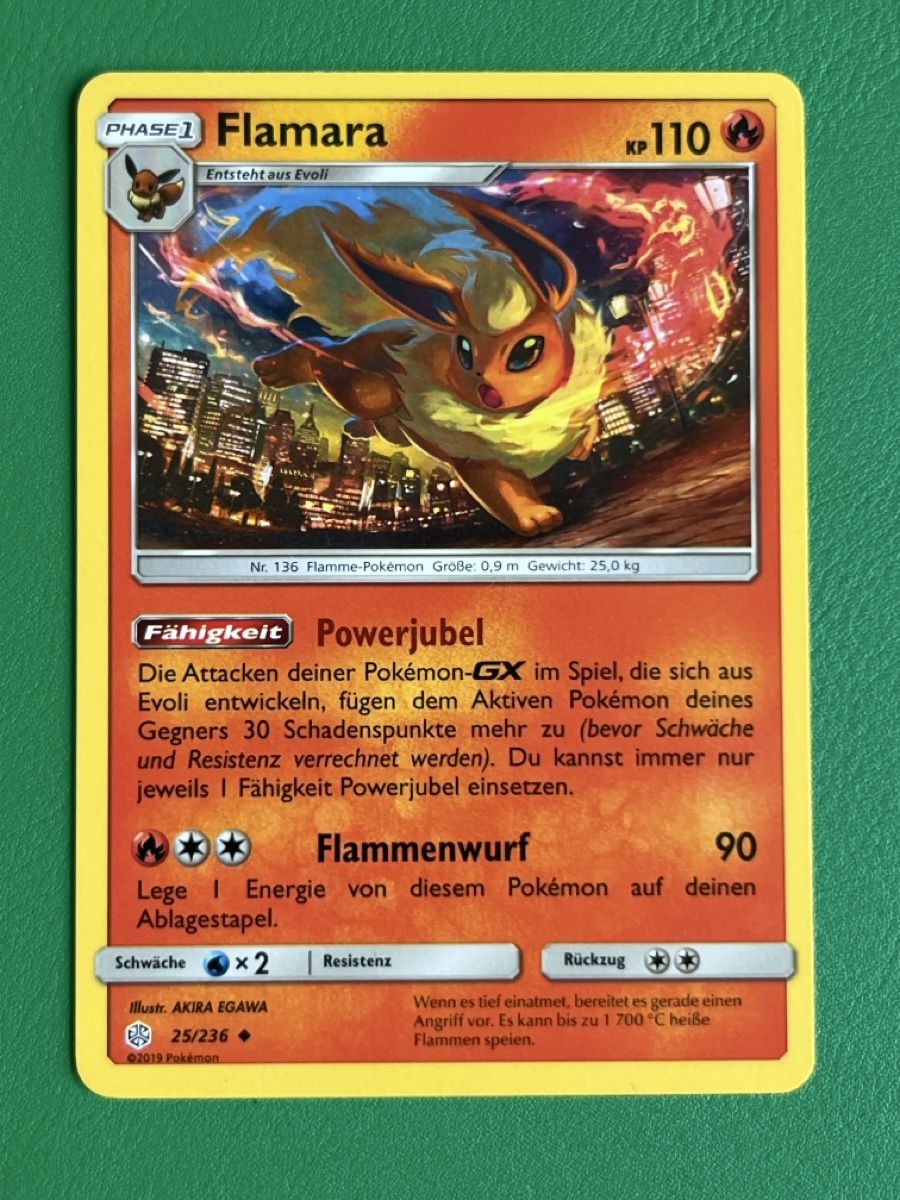 Pokémon Sammelbilder & Trading cards: Pokemon Flamara Flareon 25/236 DE – Neu (gemäss Beschreibung) aus Lommiswil von diti_89 1