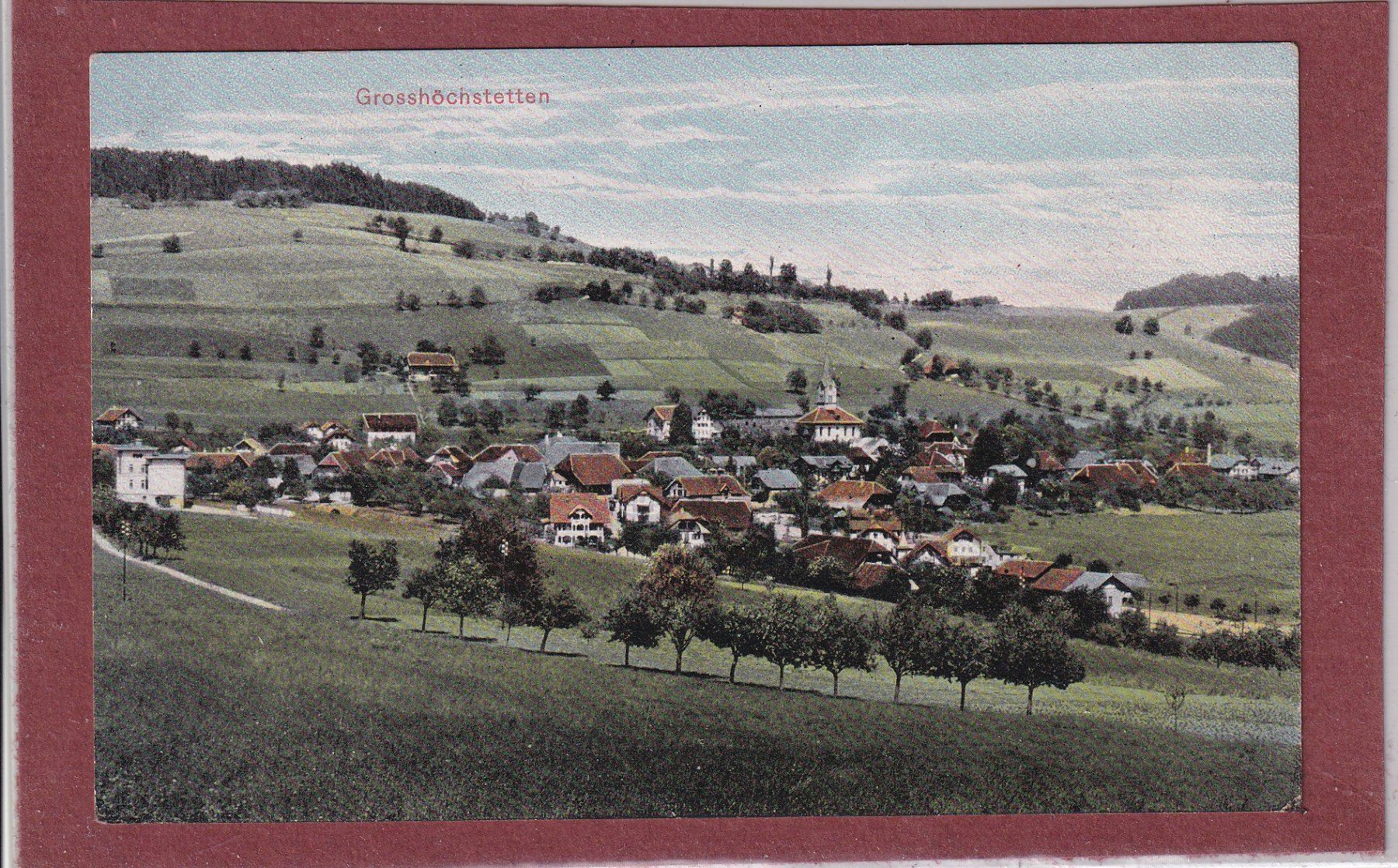 Cartoline postali: Grosshöchstetten - 1928 – Usato da Orvin venduto da Pyaeschli