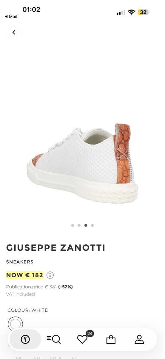 Zanotti Herrenschuhe: Sneakers Giuseppe Zanotti bianche tg43 – Gebraucht aus Grand-Lancy von leo_5b8h 1