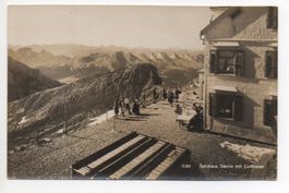 SÄNTIS Gasthaus mit Curfirsten - Photo Max Burkhardt, Arbon