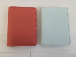 🤩3 STK: MANGO KARTENHALTER-PORTEMONNAIE MINT & ROSA & GELB