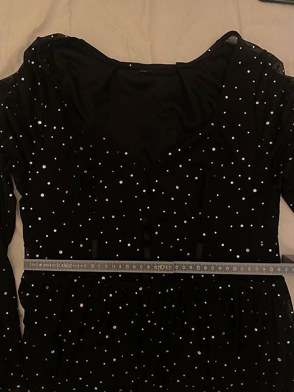 Vestiti: Schwarzes Kleid mit Glitzerpunkten - elegant & festlich – Usato da Luzern venduto da lauriie 1