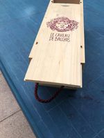 Boîtes en bois du vin