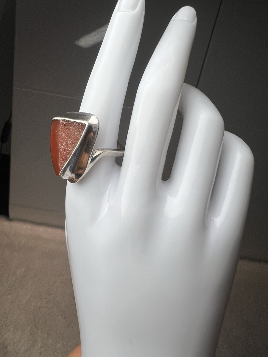 Ringe: Bague argent massif et cornaline – Neu (gemäss Beschreibung) aus Chenens von anasantos90 2