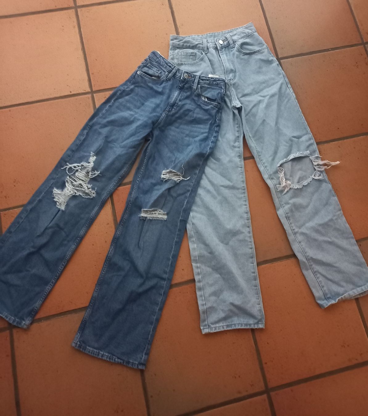 Pantalons: 2x Jeans  – D'occasion à Ziegelbrücke par lumix03
