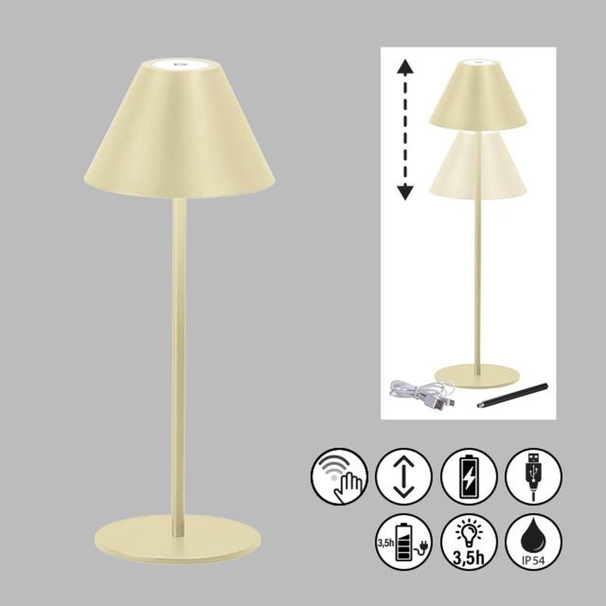 Lampen: LED Aussen Tischleuchte IP54, 36 cm Höhe – Neu (gemäss Beschreibung) aus Kreuzlingen von Smart-Light