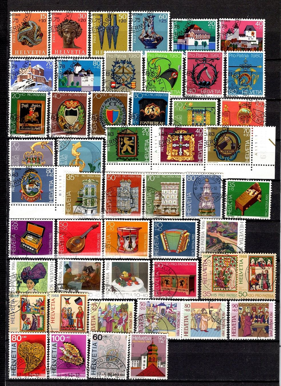 Alle Briefmarken: Pro Patria (832) – Gebraucht aus Burgdorf von blinky01