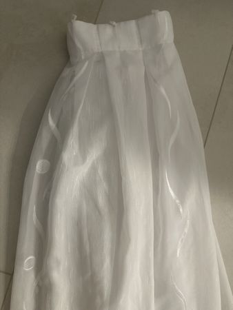Vorhang weiss 138x128cm