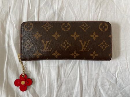 Louis Vuitton Clémence Wallet with Flower