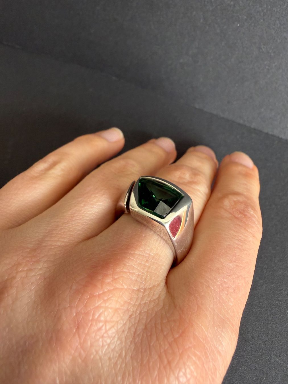 Anelli: Silber Ring mit Turmalin 925 – Usato da Spiegel b. Bern venduto da Rogger72 4