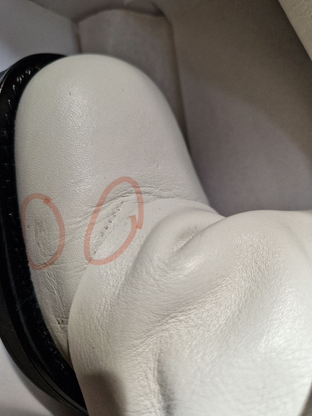 Chaussures femmes: Weisse Lederstiefel, Gr. 36 – Neuf (Voir description) à Zürich par stefanella 2