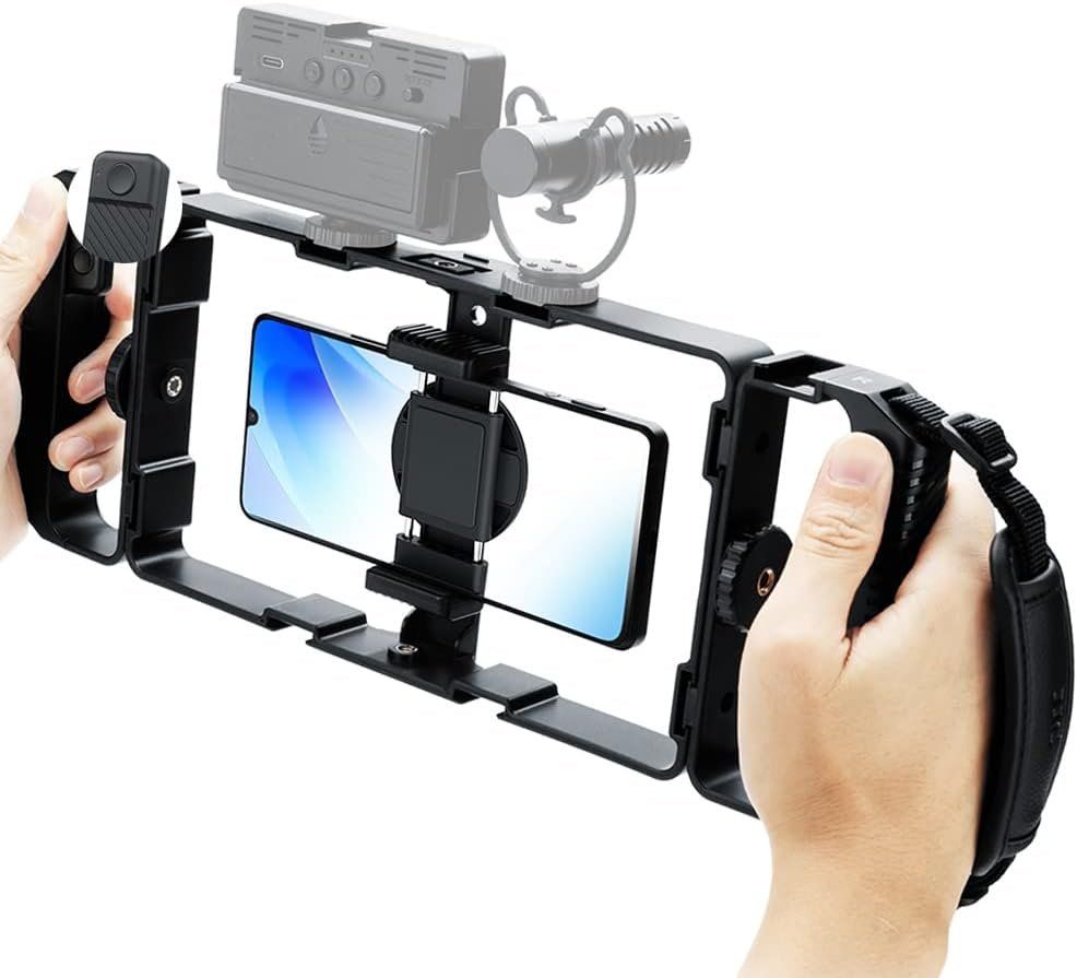 Wandhalterungen: Rig Pro Smartphone Stabilisator mit Fernbedienung + Grip Set – Neu und originalverpackt aus Châtelaine von topshop.switzerland