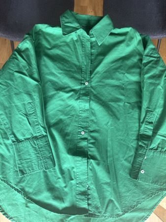 Chemise verte ZARA femme EUR XS USA XS MEX 24 neuve