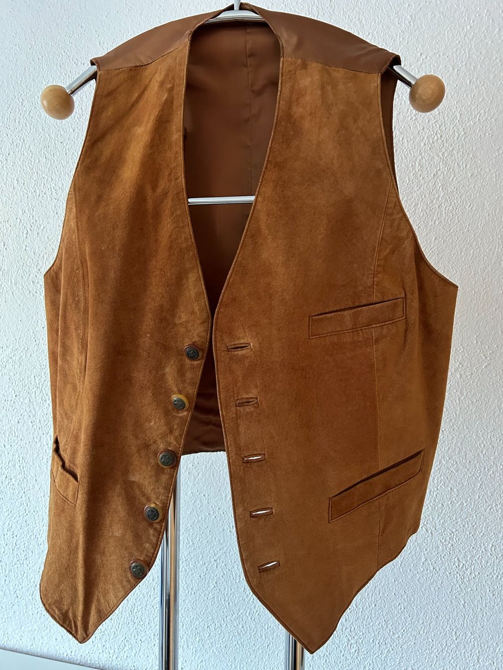 Gilet & Giacche: Leder Wildleder Cowboy Weste – Nuovo (secondo la descrizione) da Zofingen venduto da Bolec