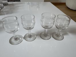 Jugendstil / Art déco Gläser mit Blüten -Aetzung  1920