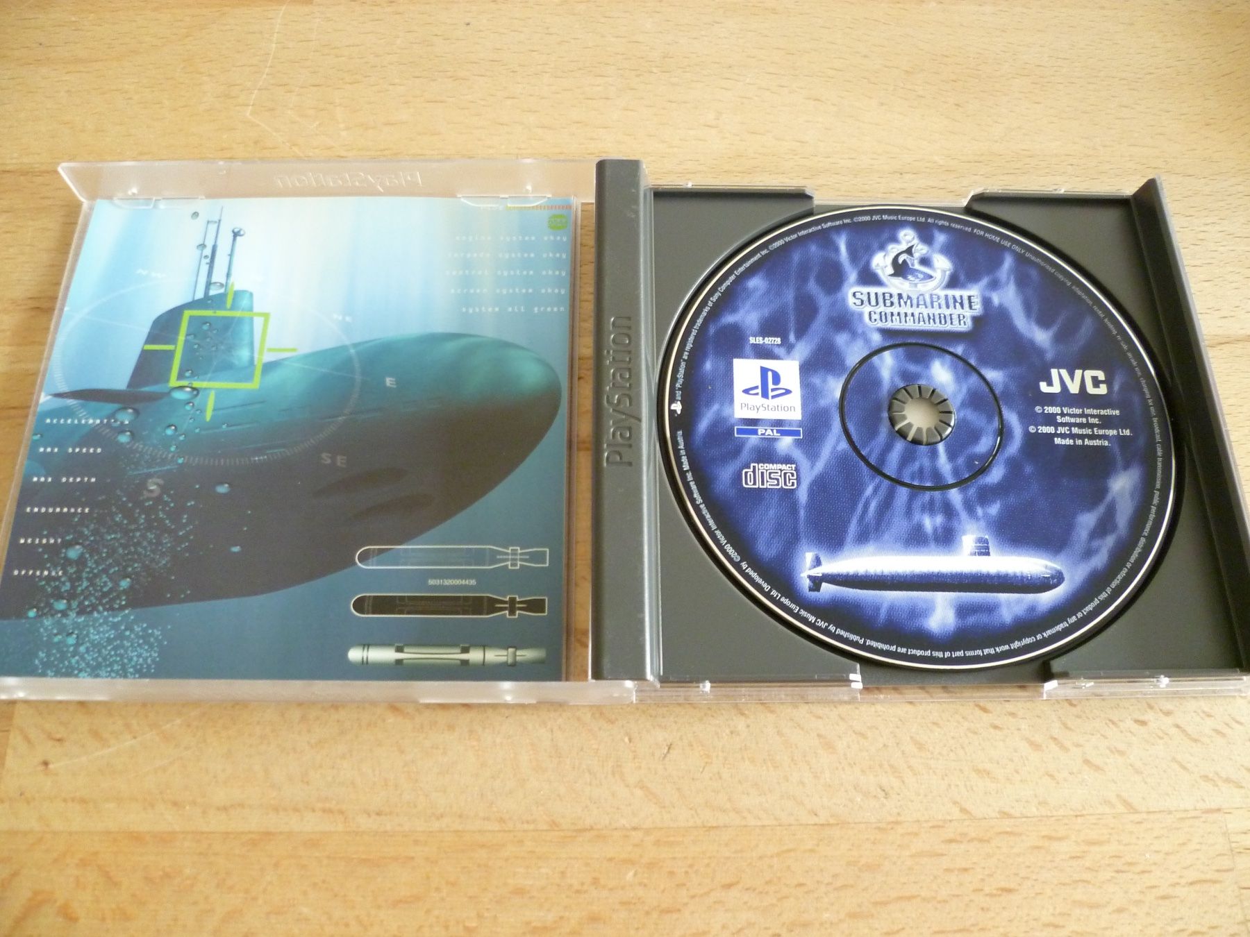 Sony Giochi: Submarine Commander - Sony PlayStation 1 PS1 – Usato da Thalwil venduto da ranx 1