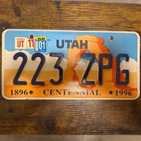 🇺🇸 U.S. Autoschild - Utah 223 ZPG - ORIGINAL