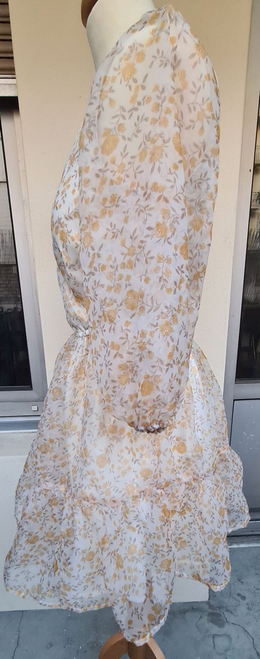 Kleider & Röcke: Robe imitation organza imprimé fleuri – Neu (gemäss Beschreibung) aus Genève von Saleena 2