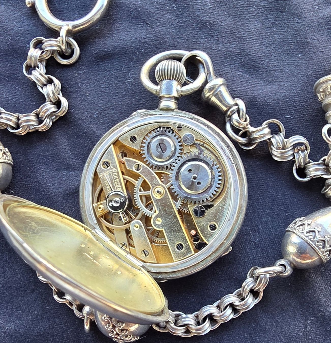 Orologi: Damentaschenuhr Silber mit Uhrenkette – Difettoso da Merenschwand venduto da Tfsim007 3