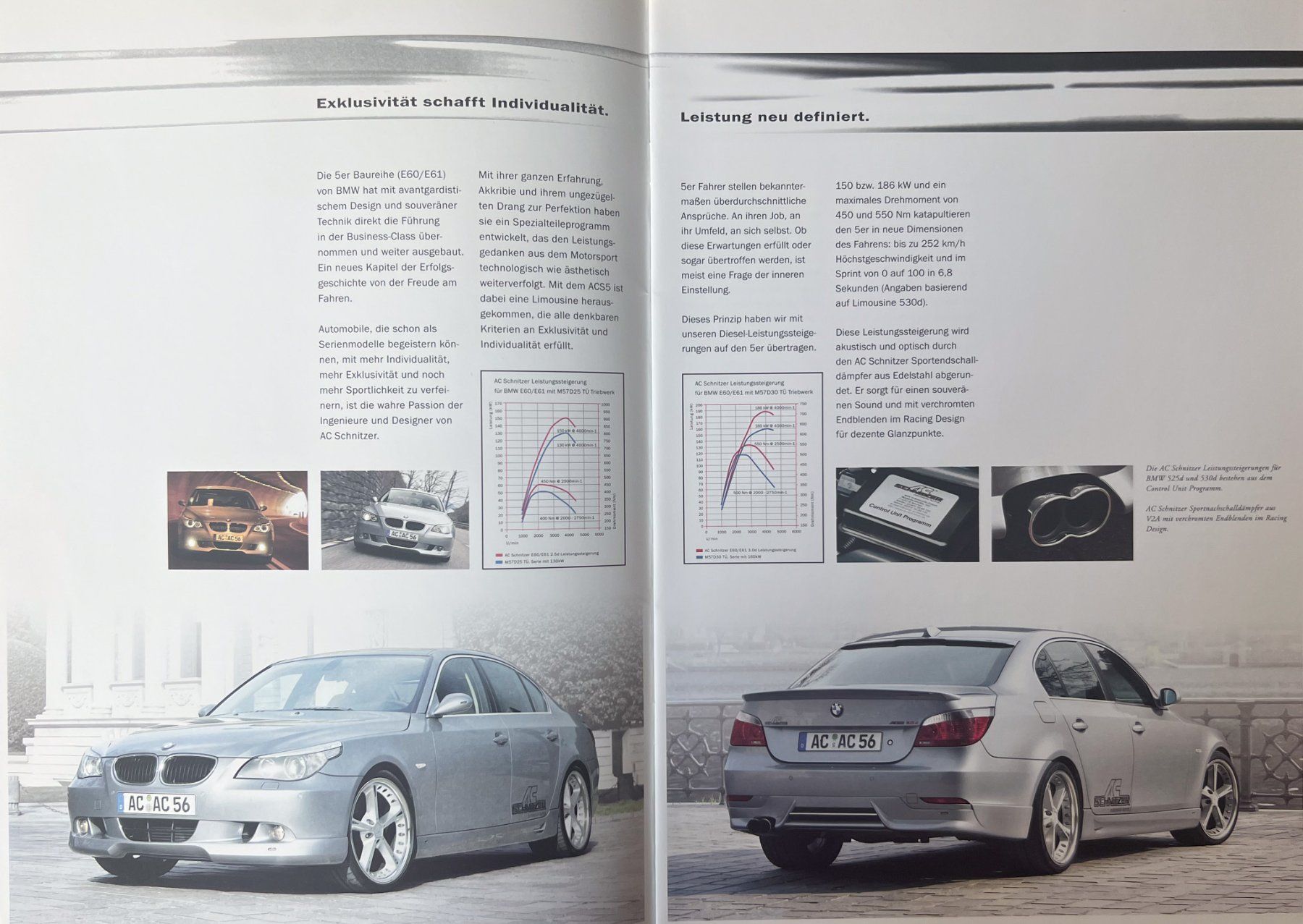 BMW Dokumente: PROSPEKT | BMW - AC SCHNITZER ACS5 / M5 - E63/E61 | AB 2005 – Gebraucht aus Unterägeri von Isha04 2