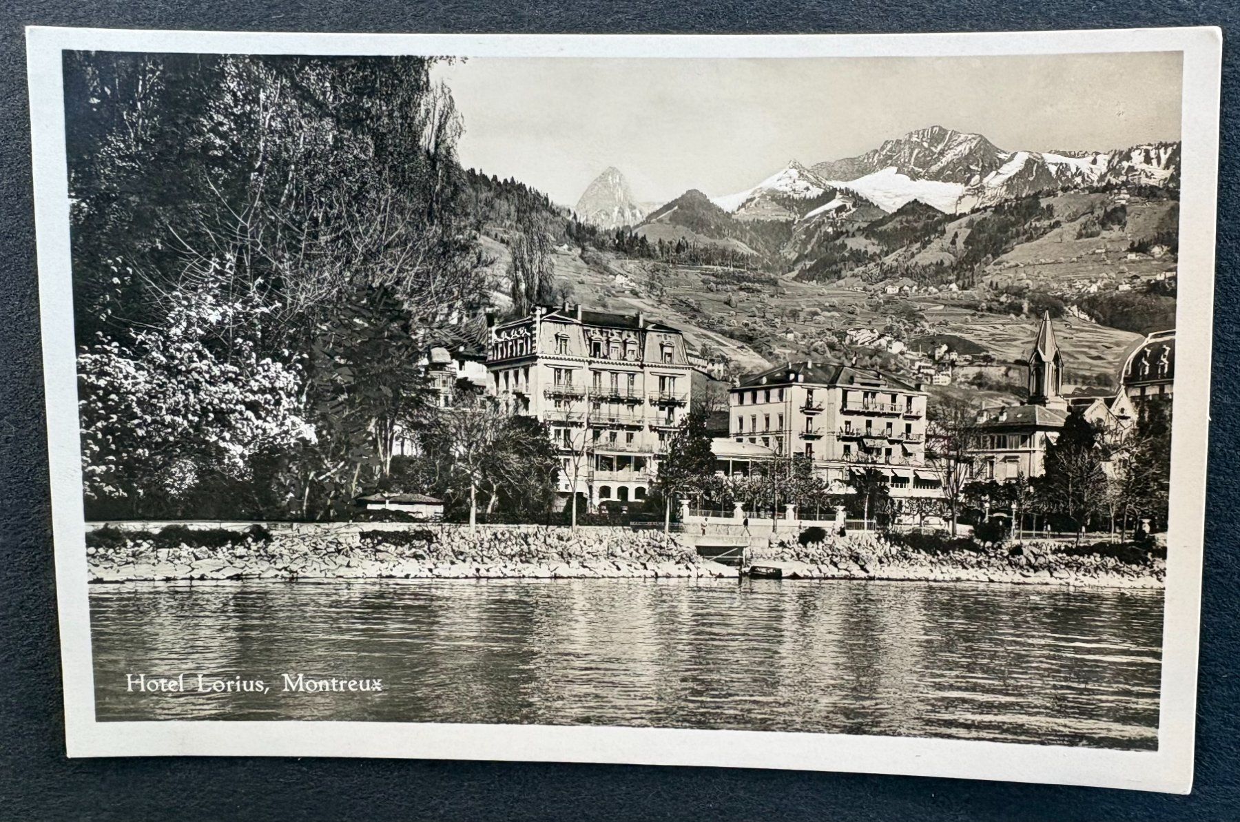 Cartoline postali: ANSICHTSKARTE HOTEL LORIUS MONTREUX – Usato da Ostermundigen venduto da wini63