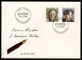1996, FDC, Europa (Nr. 893–894)
