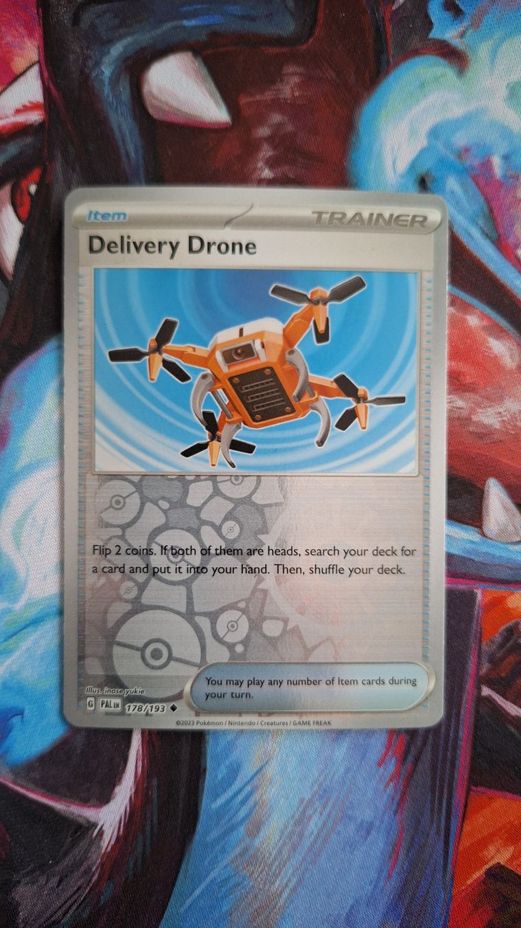 Pokémon Carte collezionabili: Delivery Drone - Reverse Holo - Pokemon Paldea Evolved – Usato da Altstätten SG venduto da GGsGameshop