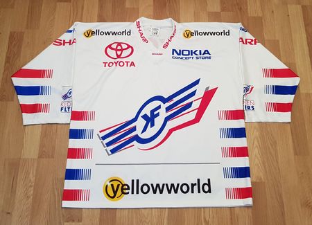 Kloten Flyers Weißes Eishockey Trikot, Grosse XL